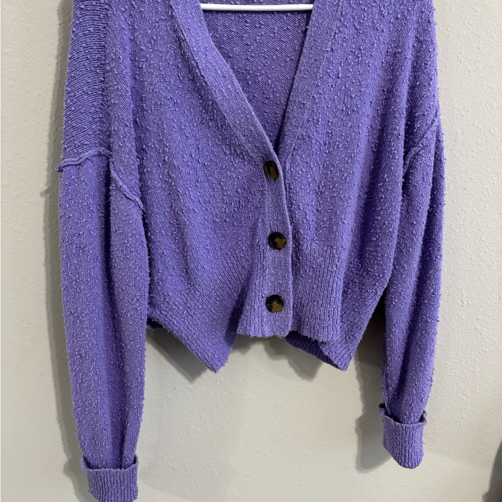 FP Movement by Free People Lavender Cardigan